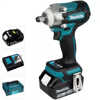 Makita DTW300TJX7 Bezvada triecienuzgriežņu atslēga 1/2 inch kvadrātveida piedziņa ar papildu akumulatoru