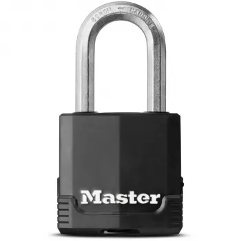 Master Lock M115EURDLF Excell Laminēta Slēdzene 49 mm Korpusa Platums, 38 mm Važas Garums, Dažādas Atslēgas, Aizsargpārklājums, Vārtiem, Garāžām, Žogiem