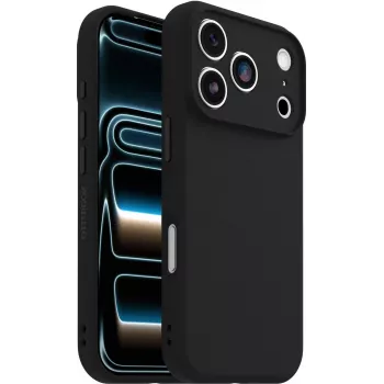 OtterBox Figura Series aizmugurējais vāciņš Apple iPhone 15 Pro Max - saderīgs ar MagSafe - melns