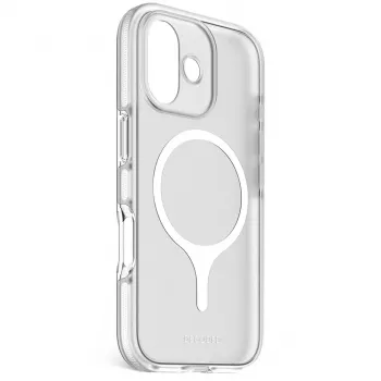 Decoded DropTec Caurspīdīgs aizmugures vāciņš iPhone 17 ar MagSafe (Matēti balts)