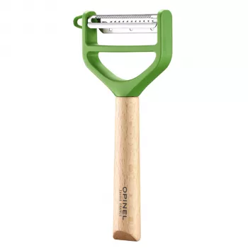 OPINEL T-Duo Y-Peeler Nerūsējošais tērauds Zaļš dižskābardis