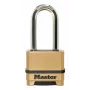 Master Lock 175EURDLH Pārslēdzama 4-ciparu kombinācijas atslēga, cinka korpuss, rūdīta tērauda garais važas, 50 mm korpusa platums, 8 mm važas diametrs, 63 mm vertikālais klīrenss, 24 mm horizontālais klīrenss, iekštelpu/ārtelpu lietošanai