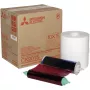 Mitsubishi CK 9015 10 x 15 Print Media Kit - 600 izdrukas, krāsu sublimācija, spīdīgs fotopapīrs