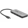 Eaton Tripp Lite Series 4-Port USB-C Hub, USB 3.2 Gen 2 (10 Gbps) - Melns