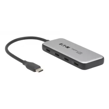 Eaton Tripp Lite Series 4-Port USB-C Hub, USB 3.2 Gen 2 (10 Gbps) - Melns