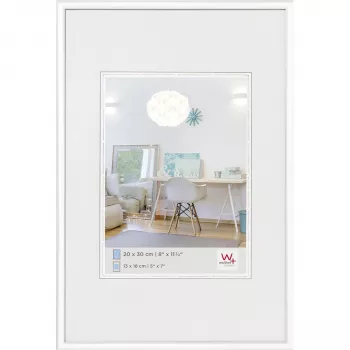 Walther Design New Lifestyle 20x30 Photo Frame Plastic White 13x18 cm