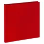 Walther My Heart fotoalbums sarkans 20x20 cm 40 baltas lapas lina vāks FA243R