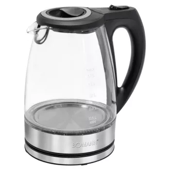 Bomann WKS 6032 G CB Elektriskā tējkanna 1,7 L Caurspīdīga 2200 W