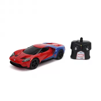 Jada Toys Marvel Spider-Man RC 2017 Ford GT 1:16 2.4 GHz Iesācēja Modeļa Auto