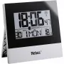 Mebus 41787 Radio Controlled Wall Clock, Silver/White, 30 cm, DCF77