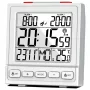 MEBUS 56813 Digitālais modinātājpulkstenis - Balts - Taisnstūrveida - 12/24h - °C/°F