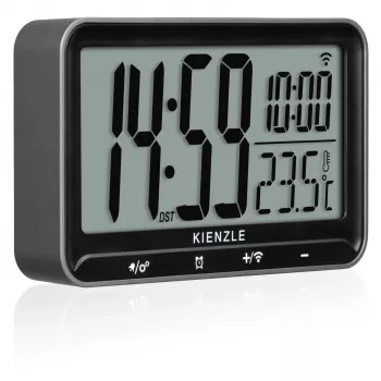 KIENZLE Digital Radio Controlled Alarm Clock Horizontal (14986)