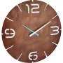 TFA Contour Radio-Controlled Wall Clock 35 cm Rust/White