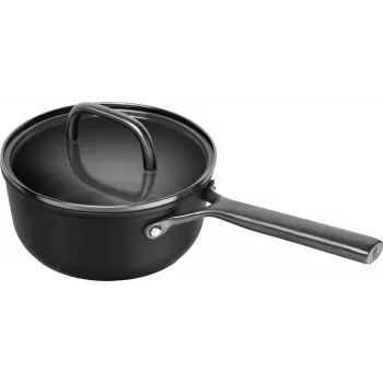 ZWILLING Milano Katliņš ar Stikla Vāku 18 cm, Melns (1035051)