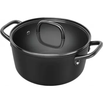 ZWILLING Milano Katls ar Stikla Vāku 24 cm, Melns