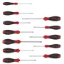 Wiha Skrūvgriežu komplekts SoftFinish 12 gabalu ar spraugas, PH, PZ, TORX (302HK12)