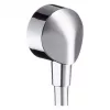 Hansgrohe FixFit Wall Outlet E bez pretplūdes vārsta - Hroms