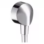 Hansgrohe FixFit Wall Outlet E bez pretplūdes vārsta - Hroms