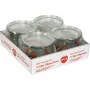 WECK Round Rim Jar Tulip 0.5L 4 komplekts