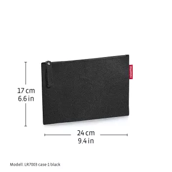 Reisenthel Case 1 Dots kosmētikas soma Melna Daudzkrāsaina Poliesters 240 mm x 170 mm