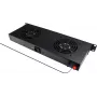 GoodConnections 19 collu digitālais ventilatora bloks ar diviem ventilatoriem, termostatu un signalizācijas funkciju (GC-N0163)