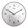 MEBUS 16182 Kvarca sienas pulkstenis balts 25 cm