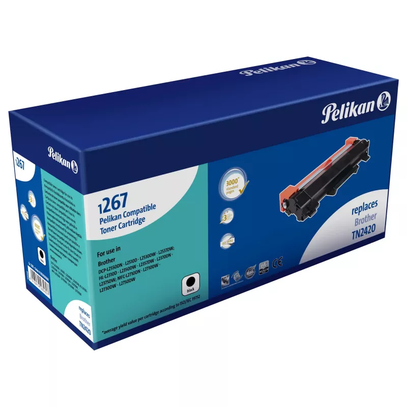 Pelikan saderīga tonera kasetne Brother TN-241BK melna 3000 lapas