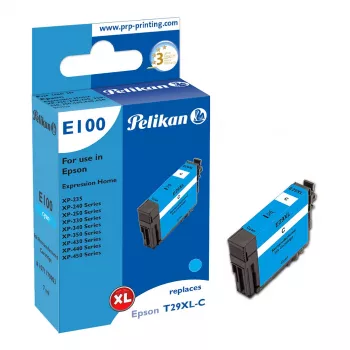 Pelikan E100 saderīga tintes kasetne Ciāna Augstas ražības Epson XP-235/240/250/330/340/350/430/440/450