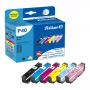 Pelikan P40 saderīga tintes kasetne multipack 6 iepakojums Epson Expression Photo XP-55/XP-750/XP-760/XP-850/XP-950/XP-960 (Melna, Ciāna, Gaiši ciāna, Gaiši fuksīna, Fuksīna, Dzeltena)