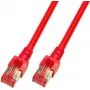 EFB Elektronik ECOLAN RJ45 Patch Cable Cat.6 S/FTP LSZH Red 0.5m