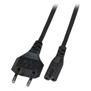 EFB Elektronik Euro-C7 strāvas vads 180° Melns 1 m 2 x 0,75 mm² EK502.1V2