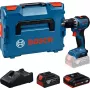 BOSCH Bezvadu urbjskrūvgriezis GSR18V-52 ar 2 akumulatoriem 18 Volt 4.0 Ah un 2.0 Ah L-BOXX (Retail)