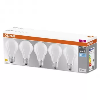 OSRAM LED BASE Classic 5er Set E27 6.5W Warm White