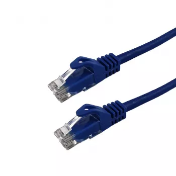 Grafenthal Patch Cable CAT6 U/UTP CU PVC 1,00m Blue