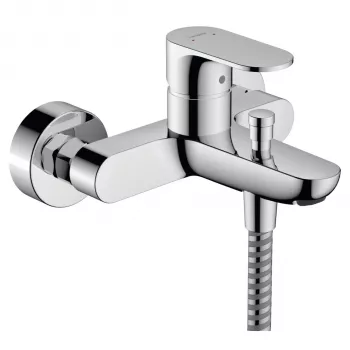 Hansgrohe Rebris S Vannas maisītājs ar vienu sviru, atklātā uzstādīšana, hroms
