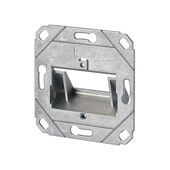 METZ CONNECT Keystone Wall Outlet UP0 2 Port Unpopulated Pure White