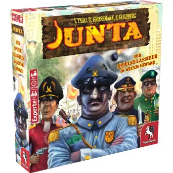 Pegasus Spiele Junta galda spēle - Stratēģija, blefošana, sarunas - Vecums 16+ - 4-7 spēlētāji - 120-240 min