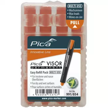 PICA VISOR Permanentās nomaiņas pildiņi Fluo-Orange (10 iepakojumā)