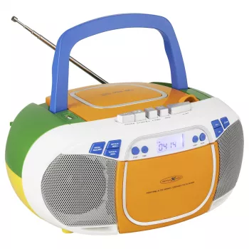 Reflexion RCR2880 Pārnēsājams CD atskaņotājs ar FM/AM radio, daudzkrāsains