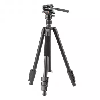 Vanguard VESTA GO 234AV10 Travel Tripod, Aluminum, Black