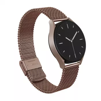 BURGA Metal Mesh Elegance Universāls Pulksteņa Siksniņš 20 mm Roze Zelts