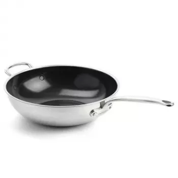 GreenPan Premiere Wok 30 cm Nerūsējošais tērauds