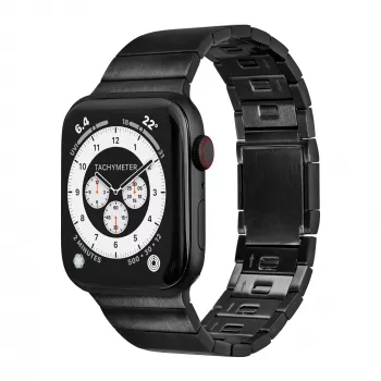 LAUT LINK 2.0 siksniņa Apple Watch 42/44/45/49 mm (Melna)