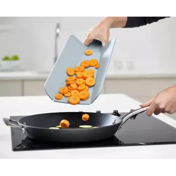 Joseph Joseph Chop2Pot Plus 2-Piece Blue Chopping Board Set