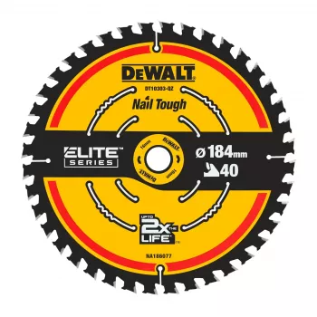 DEWALT Extreme Framing Ripzāģa asmens 184 x 16 mm, 40 zobi