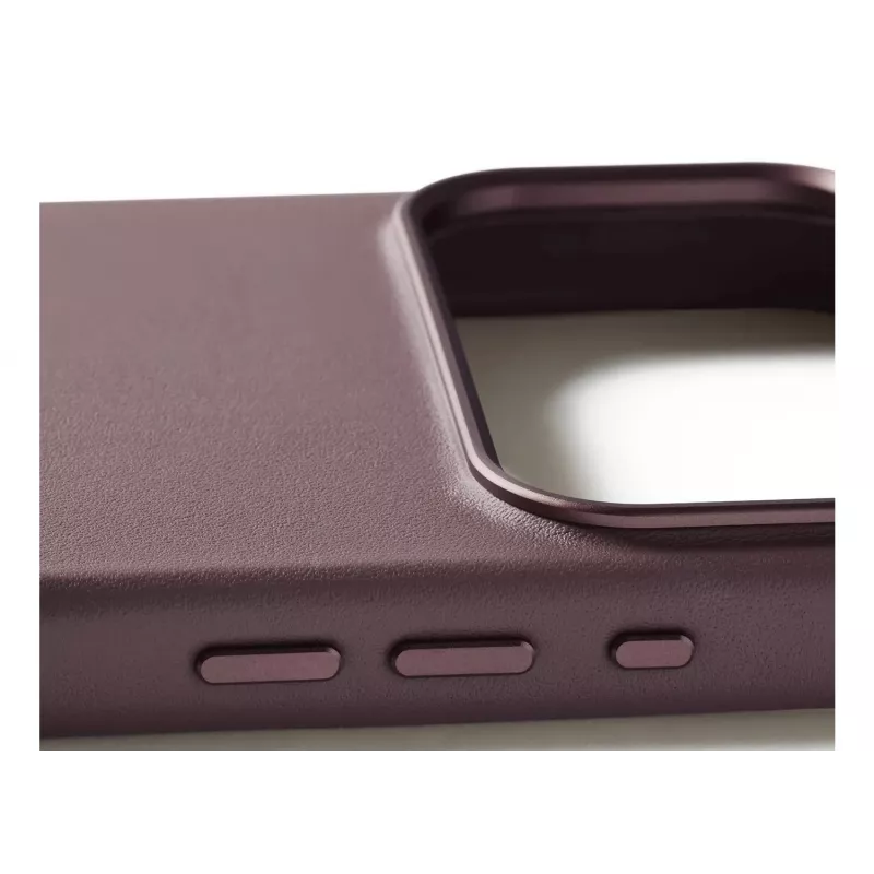 Mujjo Ādas Maciņš iPhone 17 Pro Max ar MagSafe (Bronzas Sarkans)