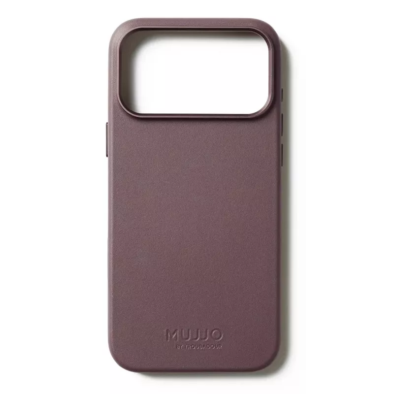 Mujjo Ādas Maciņš iPhone 17 Pro Max ar MagSafe (Bronzas Sarkans)