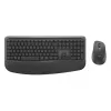 Logitech MK880 For Business bezvadu tastatūras un peles komplekts - Grafīts - Šveices franču izkārtojums