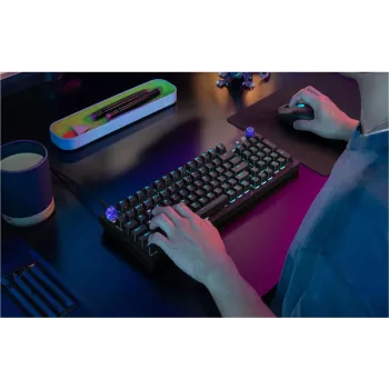 Logitech G316 X 98 Tenkeyless mehāniskā spēļu tastatūra - LIGHTSPEED bezvadu - GX Brown Tactile - Melna - Vācu izkārtojums