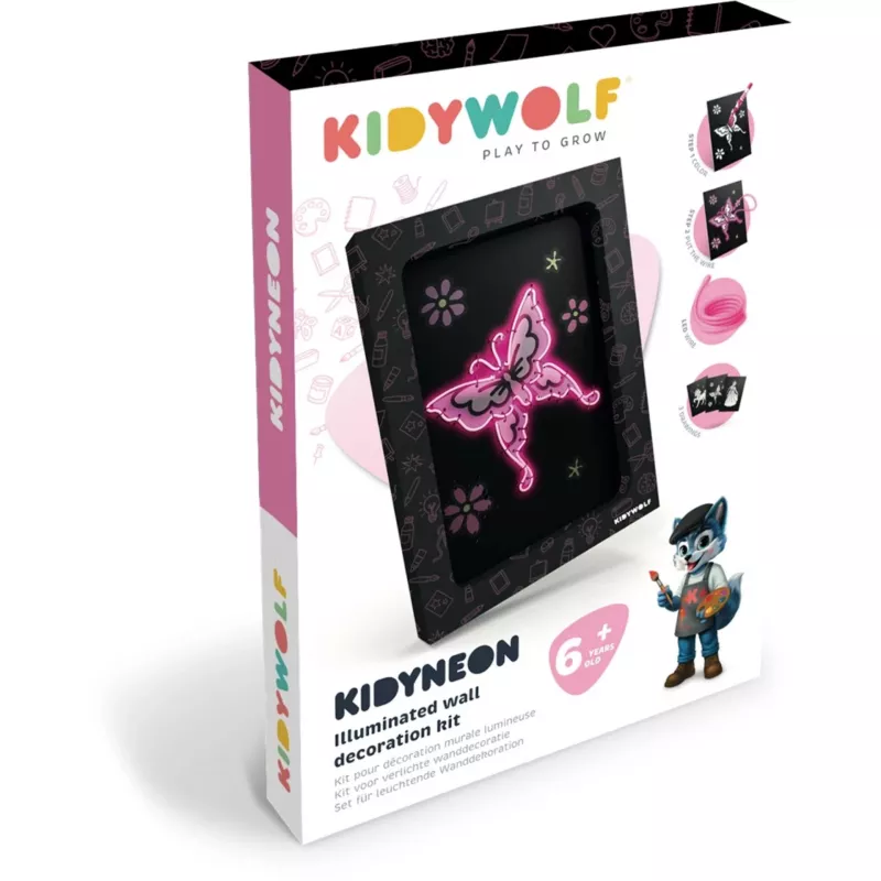 KIDYWOLF Illuminated Wall Decoration Set 3-Pieces Princess
